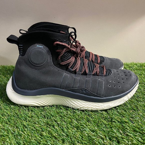 Steph Curry 4 FloTro Light Show Under Armour Basketball Shoes Gray Mens NEW main image 6